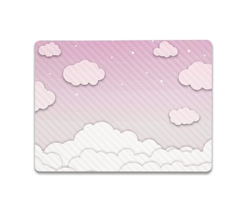 Image of MightySkins Carbon Fiber Skin Compatible with Microsoft Surface Laptop Go 3 (2023) Full Wrap Kit - Baby Clouds | Protective, Durable Textured Carbon Fiber Finish | Made in The USA