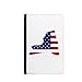 Produktbild beatChong New York USA Karte Stars and Stripes-Flagge Form Pass-Halter-Reise-Brieftasche Abdeckungs-Fall Karten-Geldbeutel