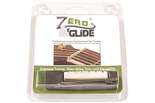 Zero Glide ZS-1L Slotted Replacement Nut for Left Hand Guitars (Common on Gibson)