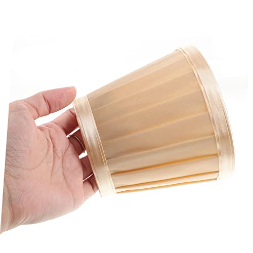 Image of Cloth Lampshade for Ceiling and Wall Lights Vintage Barrel Design Easy to Install for Home Hotel Living Room and Study