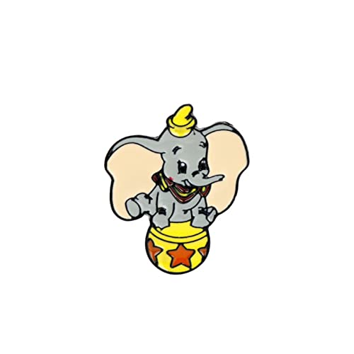 LEYING Pines y chapas Insignia de Dibujos Animados Dumbo Pines for Mochilas Lindo Insignia Regalos...