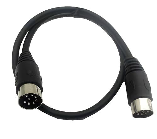 Cable Auxiliar DIN 8 Pin Macho a Macho 0.5 m miniatura 2