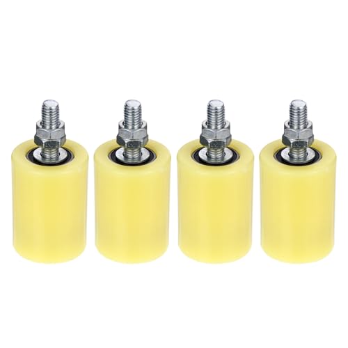 Galets de guidage en nylon robustes, rouleaux acier anti-bruit pour portail