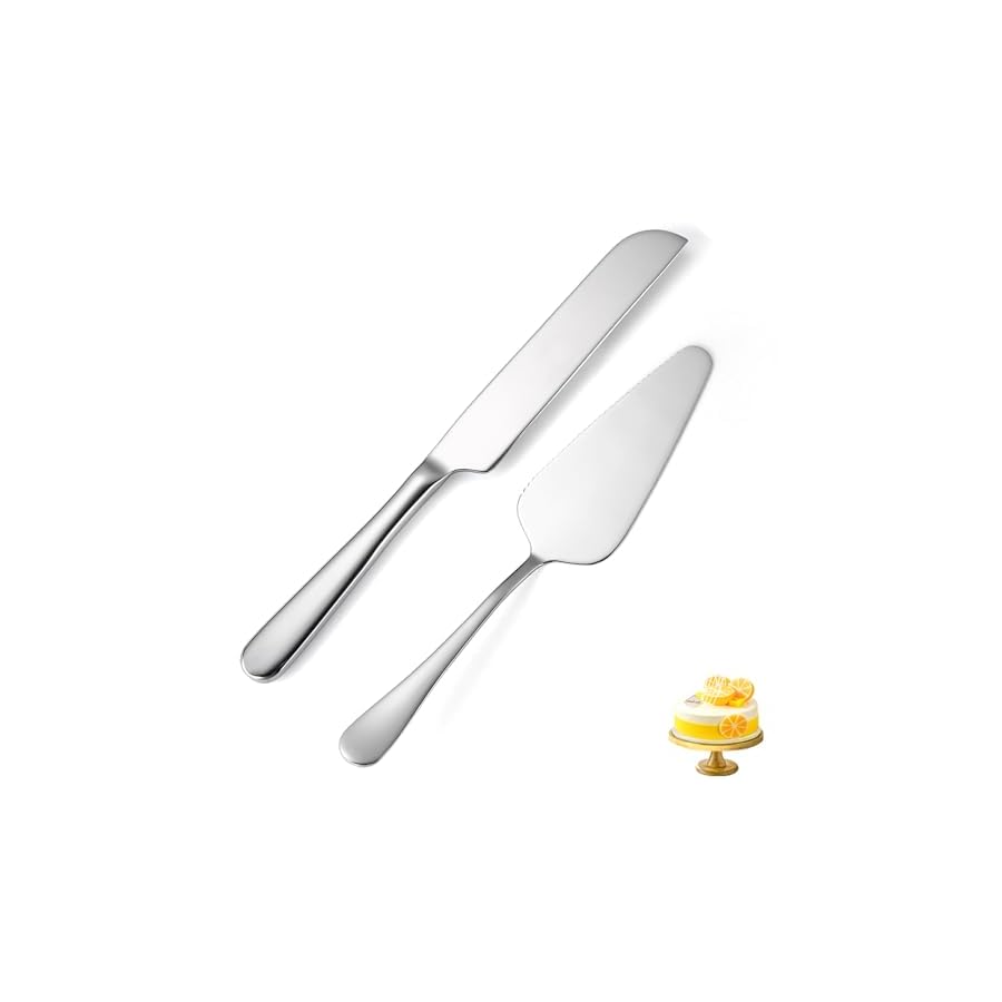 Wedding-Cake-Knife-and-Server-Set-SilverStainless-Steel-Cake-Cutting-Set2Pcs-Include-Cake-Cutter-And-Cake-Server-for-Wedding-Birthday-Parties-and-anniversary-Dishwasher-Safe tiokin Wedding Cake Knife and Server Set Silver,Stainless Steel Cake Cutting Set,2Pcs Include Cake Cutter And Cake Server for Wedding, Birthday, Parties and anniversary, Dishwasher Safe