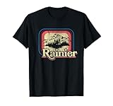 Photo Gallery vintage retro mount rainier washington maglietta Photo Gallery vintage retro mount rainier washington maglietta
