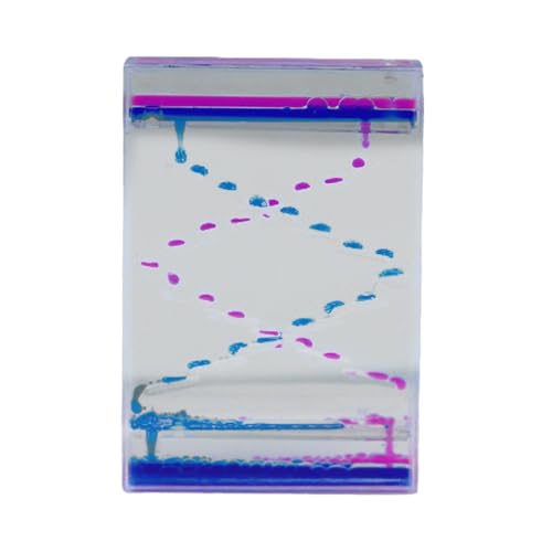 Movimiento líquido, reloj de líquido,temporizador de aceite portátil de acrílico - juguetes sensoriales líquidos para adultos y juguetes relajantes, temporizadores de agua para decoraciones de