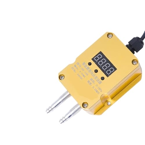 Air Pressure Transmitter Micro Differential Pressure Sensor 4-20mA high and Low Pneumatic Tube Negative Pressure 0-5V10V Sensor(0-2kpa 4-20mA)