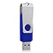 2GB USB 2.0 Stick 10Pack, TOPESEL Bulk USB Flash Drive Swivel 2GB Pen Drive Thumb Drive Jump Drive Computer Data Storage (10Pack Blue)