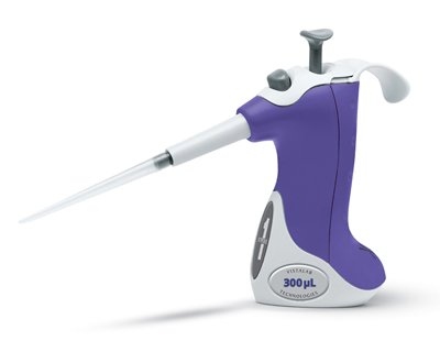 Vistalab Technologies 1157-0300 Ovation Fixed Volume Pipettors, Single Stroke, 300 uL