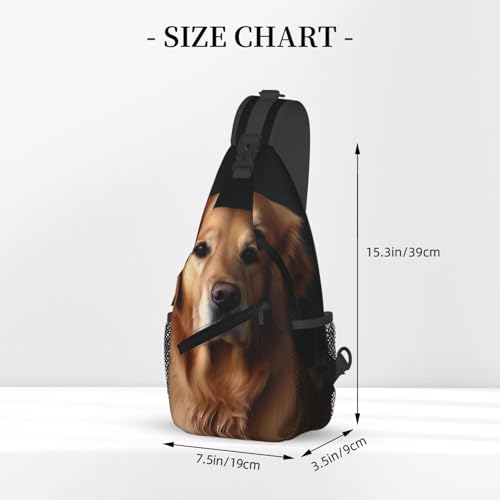 Bolso Bandolera Unisex Negro para Viaje y Senderismo miniatura 2