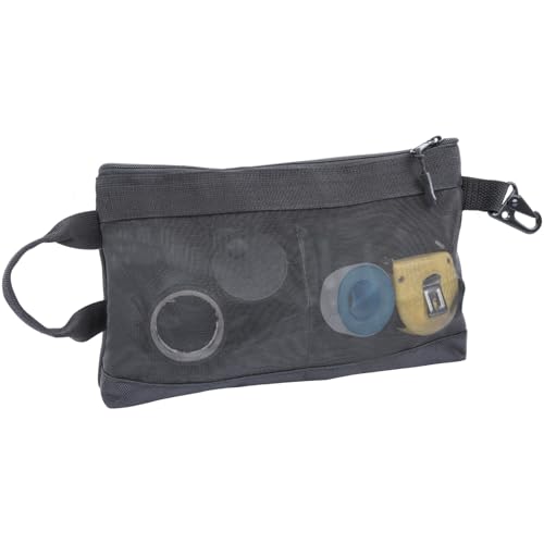 DoocliB Bolsa de herramientas grande, bolsa de herramientas vacía, tela Oxford, pequeña bolsa de almacenamiento, resistente al desgaste, multiusos para accesorios