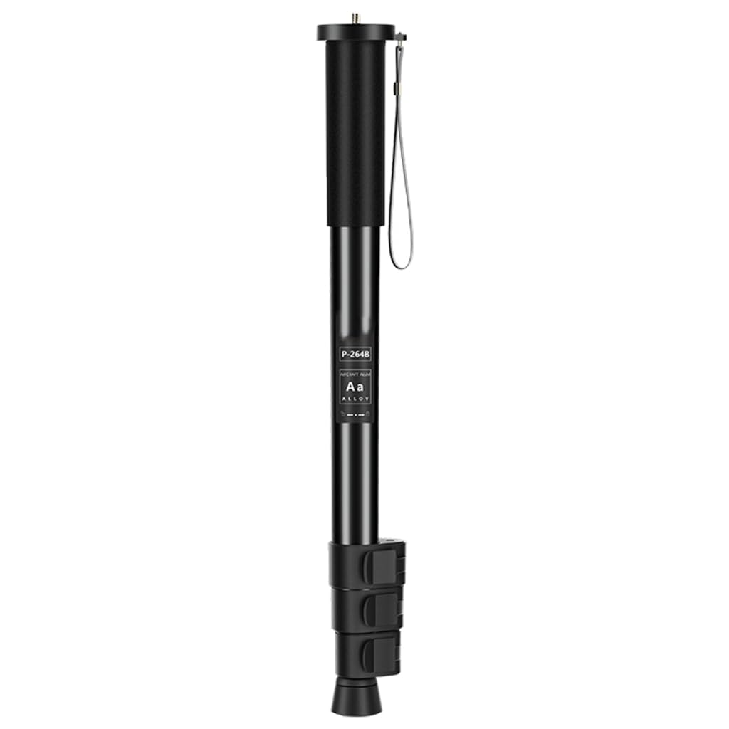 Aluminum Monopod for DSLR Camera, Lightweight Adjustable for Outdoor Photography 150CM Expansion Bracket Quick Lock
