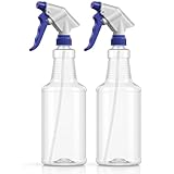 Bar5F Professional Spray Bottles, 32 oz, 2-Pack, Chemical-Resistant, Specialized Sprayer, Adjustable Nozzle, Fine Mist to Long-Range Spray, Suitable for Household & Chemical Use