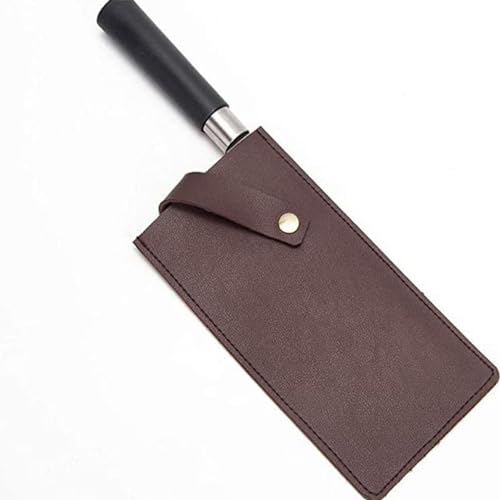 Meat Cleaver - Faux Leather Chopper Guard Cleaver Protector | Leather Chef Chopper Guard Cleaver Protector | Protective Sleeve, Reusable, Anti-Puncture for Vegetable & Meat Cleavers