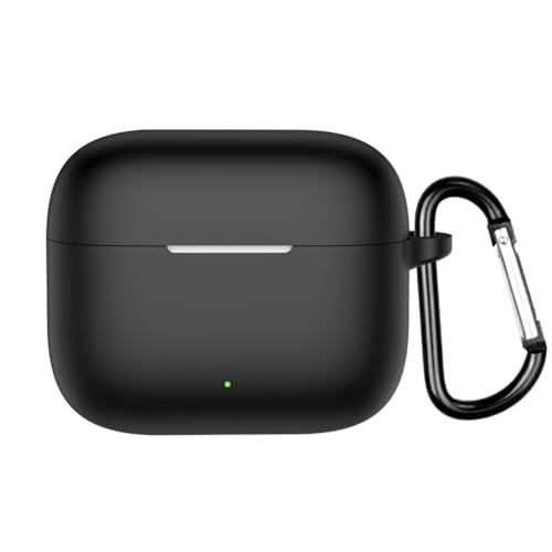 FTRONGRT Cover Compatibile con Oppo Enco Air4i / OPPO Enco Buds 3 Pro, Silicone Morbido, Antigraffio Custodia Protettiva.Nero