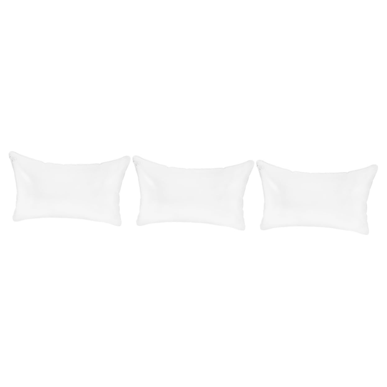 UKCOCO 3pièces Oreiller Gonflable Transparent Portable Coussin pour Camping Et Voyage Support Confortable pour Détente Extérieur