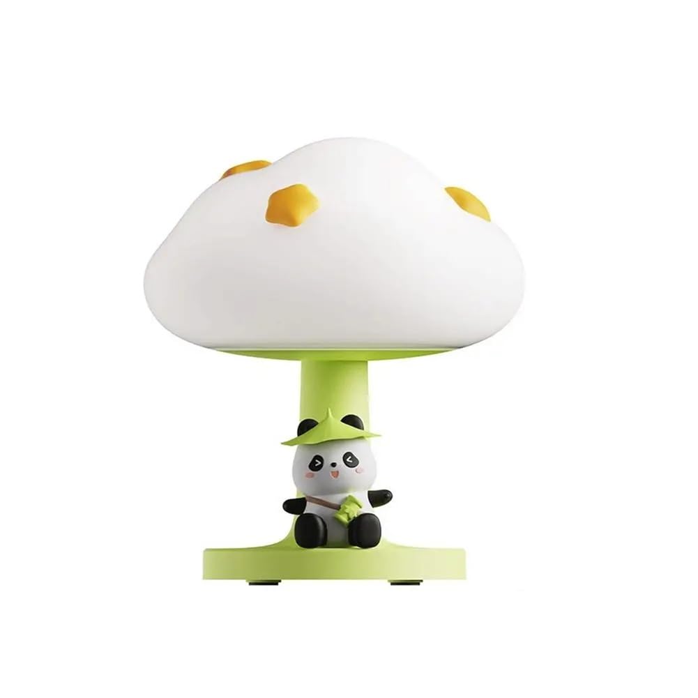 Vjsujehgy Panda Nightlight for Kids Cloud Panda Night Lamp Soft Cloud Panda Night Lamp Cute Decor for Nursery Baby Room Toys