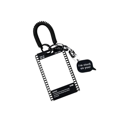 New 2026 Acrylic Transparent Phhotocard Display Holder Sweet Korean Cover Case Milk Juice Id Bus Card Protector Keychain Jewelry Fashion Trendy Accessories Creative Gift