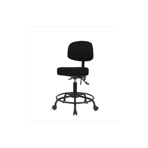 Tabouret hauteur de bureau avec dossier Thomas Vdhst-rt-t0-rc-c8546 en vinyle