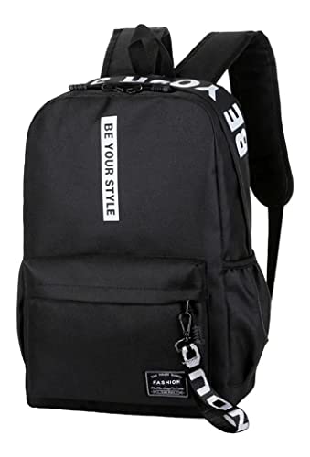 Luke Sports Mochila Costas Escolar Bolsa Casual Style Original (PRETO)