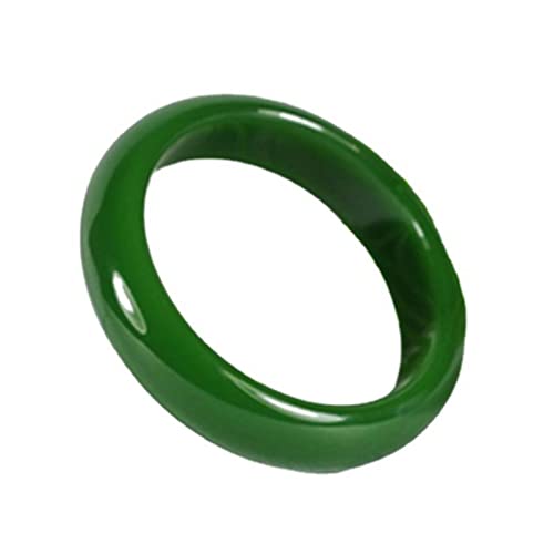 Bracelet en jadéite naturelle pour femme, jonc en jade Hetian vert 60 mm