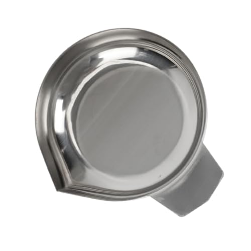 BUGUUYO Báscula electrónica de acero inoxidable. báscula de precisión Accesorio para báscula electrónica escala de gramos bol bandeja de balanza electronica cacerola de escala de metal
