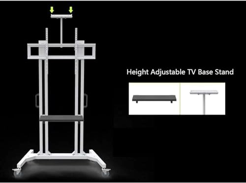 Soporte móvil para TV ajustable para pantallas 60-100 pulgadas miniatura 2