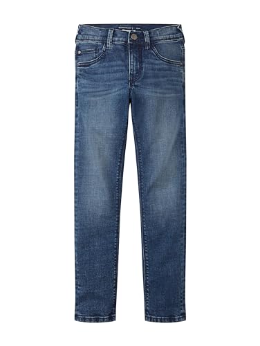 TOM TAILOR Jungen 1029983 Kinder Ryan Skinny Fit Jeans, 10281 - Mid Stone Wash Denim, 158 EU