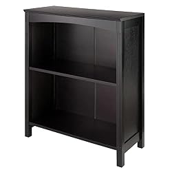 wooden bookshelf