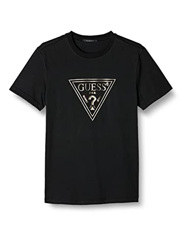 Guess Mens S/SLV Tee Shirt Black Small
