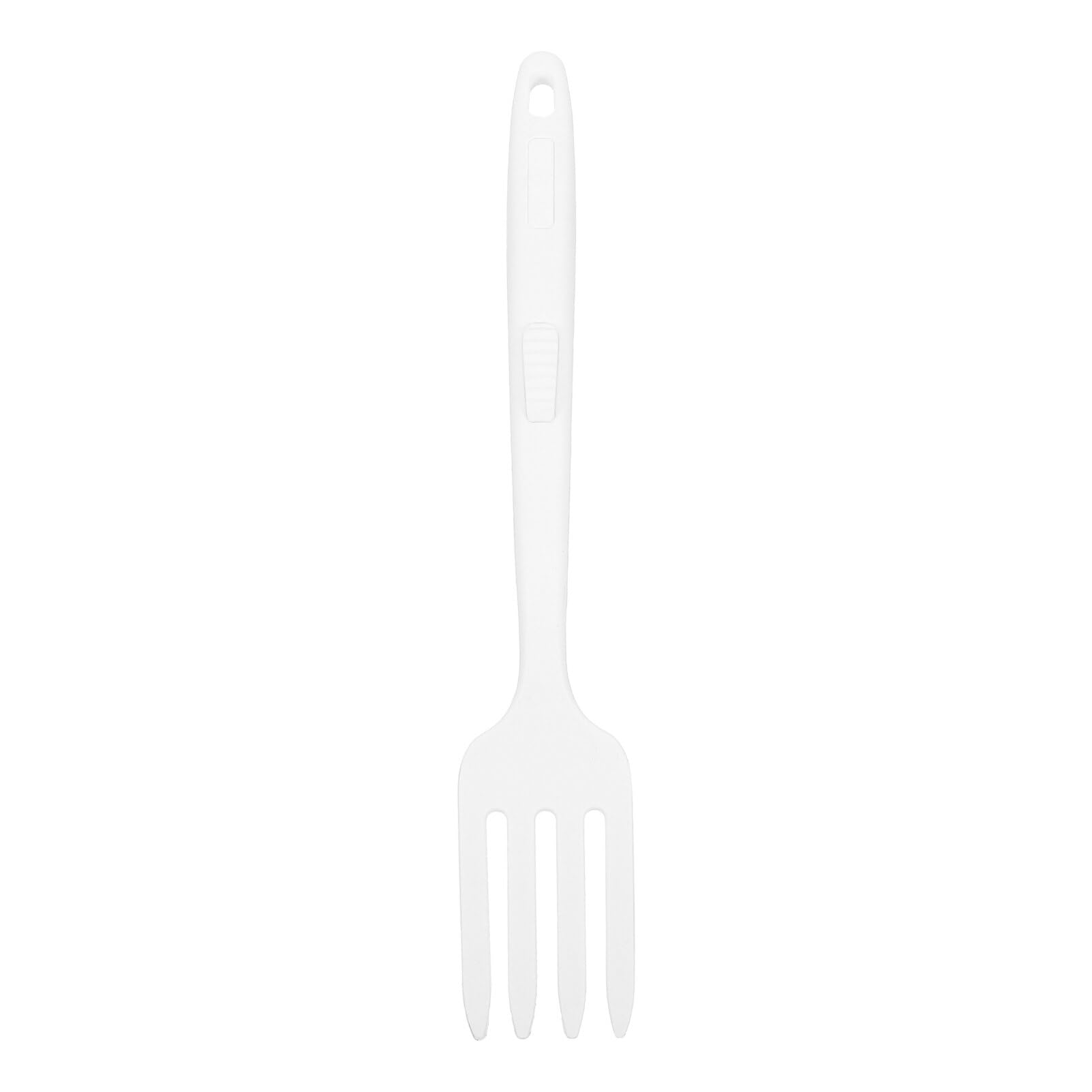 Luxshiny Flexible Silicone Cooking Fork Non Stick Pasta Forks Bulk Dishwasher Safe for Kitchen