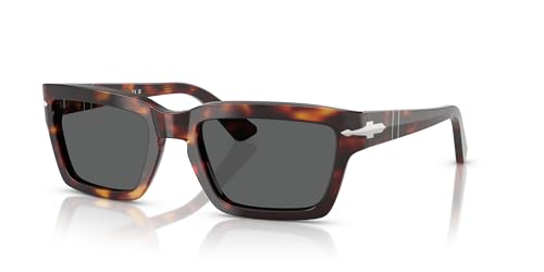 Image of Persol mens Po3363s Rectangular Sunglasses