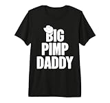Halloween Shirt Big Pimp Daddy Pimp Costume Party Design Premium Tri-Blend T-Shirt