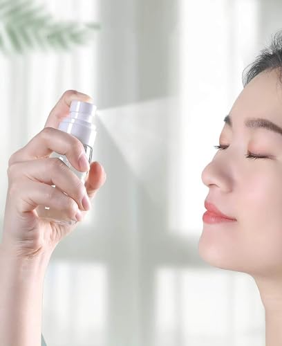 JIMCOM 2Pack Spray Bottle, 100ml Fine Mist Spray bottle for Travel Refillable Atomisers Cleaning Solutions, Spray Bottle for Hair (Blue/Pink) - Image 6