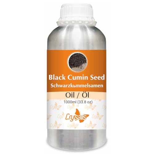 Crysalis Aceite de comino negro (Nigella sativa) - 1000 ml/33,8 Fl oz