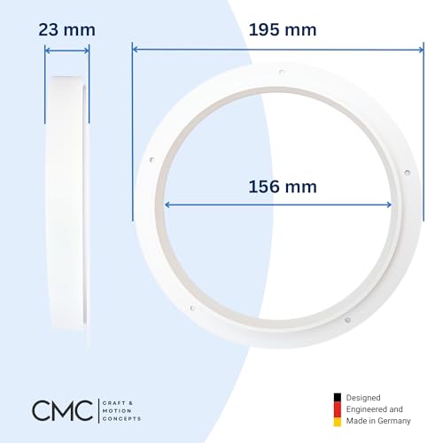Fensterdurchführung Klimaanlage | Adapter für mobile Klimageräte mit Abluftschlauch | DIY Fensteradapter-Set | Flansch Fensterabdichtung | Hot Air Stop (150 mm + Verschlusskappe)