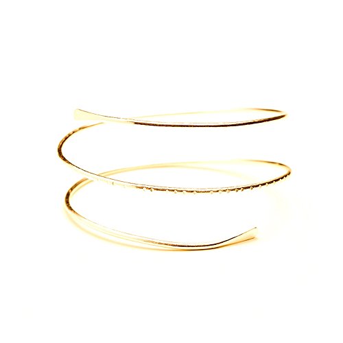 CHOA Simple Fashion Armlet Female-Retro Arm Ring for Girls (Gold)