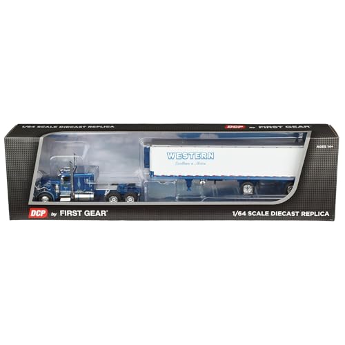 First Gear Peterbilt 351 Camión Semi 1:64 con Trailer Refrigerado miniatura 6