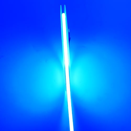 5 mm COB LED-strip, 12V/24V 400LEDs/m RA 90 hoge CRI LED-tapelicht, meerdere kleuren, 16,4 ft 2000 LED's IP30 COB LED-licht voor binnenhuis keuken kamer (blauw, 12V-5mm breedte-400LEDs/M)