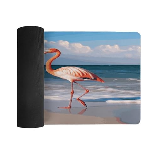 Pad Mouse Grande Estilo Pink Flamingo 30x60cm miniatura 3