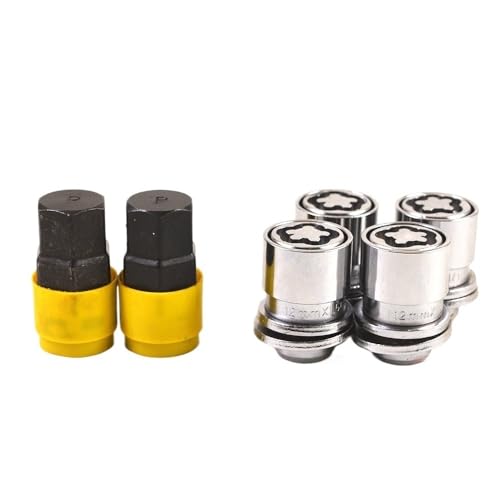 Tuercas de seguridad antirrobo M12x1.5 compatibles con llantas Mitsubishi