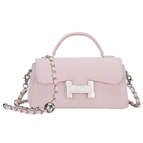 Small Crossbody Bag for Women, Purses for Women, Quilted Shoulder Bag with Pocket, Handbags with Removable Chain