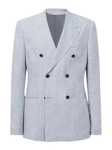 Men's Linen Suit 2 Piece Suit Set Slim Fit Suit Blazer Pants Set Wedding Prom Tuxedos Business Casual Suit2