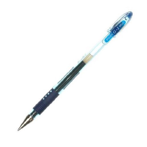 Stylos gel bleus Pilot G1 Grip pointe large | Idéal pour la prise de notes rapide au bureau