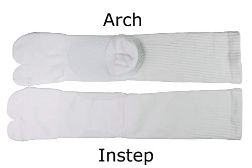 Unisex Arch Support Flip Flop Socks, 3 Pairs with Toe Tabi4