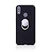 BLU VIVO XI+ Case, Rotating Ring [ 360°Kickstand ] Soft Slim TPU [ Ultra-Thin ] Protection Cases Cover Compatible with [ Magnetic Car Mount ] for BLU VIVO XI+ (Black)