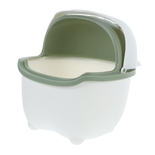 Vaguelly Oso Bote De Basura Almacenamiento Dibujos Animados Verde Tapa Superficie De La Mesa Cubo De Basura De Encimera Balde Papelera De Escritorio Pequeño Lata De Basura Páginas Green
