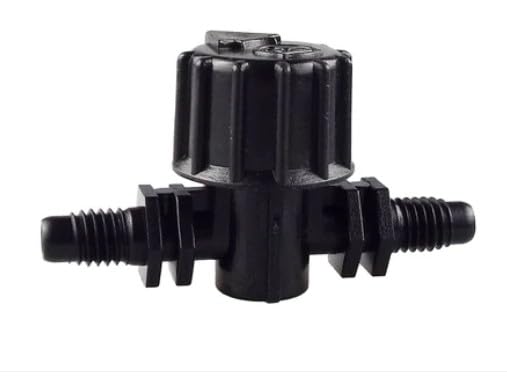 AP SUPPLIES Micro Irrigation connectors - Essential Components in Precision Irrigation Systems (Antelco Vari-Flow™ Valve, 10-32 UNF Thread 4mm)