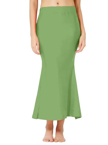 Image of Selvia Women's Lycra Blend Solid Elastic Side Slit Straight Saree Shapewear Petticoat || Saree Shapewear for Women|| Saree Petticoat for Women