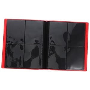 HEMOTON Sammelkarten-Album Rot